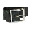 Boston Leather 4 Row Stitch Garrison Belt Plain, Size 40