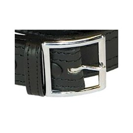 Boston Leather 4 Row Stitch Garrison Belt Plain, Size 40
