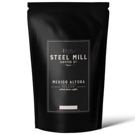 Steel Mill Coffee Co. | Mexico Altura Single-Origin Gourmet Coffee | 2 LB Bag | Whole Bean | Medium Roast | Grown in Central America | 100% Arabica Beans