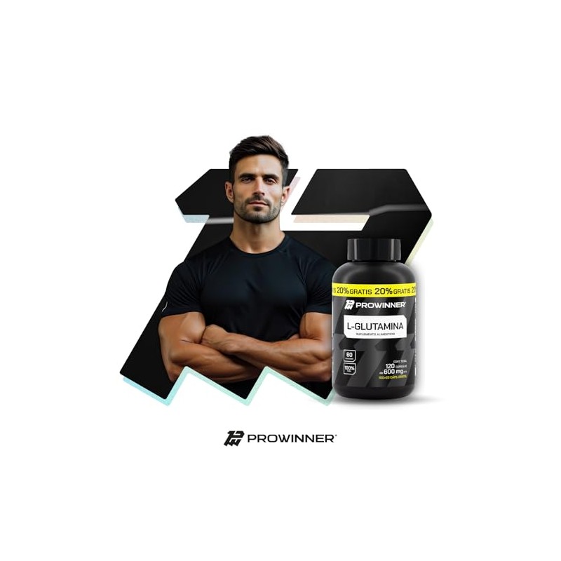 Prowinner Glutamina Suplemento Alimenticio 100 Pura Antioxidante Post Workout 120