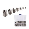 50Pcs Stainless Steel Inner Thread Self Tapping Thread Inserts Set