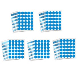 Hcode 1 Inch Color Coding Label Price Stickers Garage Sale Stickers Blank Yard Sale Round Dots Stickers 1200Pcs (Blue)