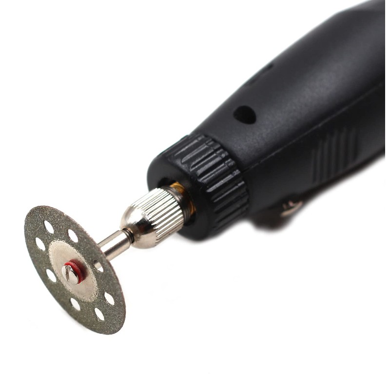 Preamer 12 Pcs 1/8 Shank Cut-Off Wheel Holder Screw Mandrel