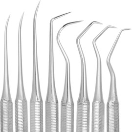 4 Pc Stainless Steel Picks Probes Wax & Clay Sculpting Tools