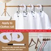 JEEZAO Pack of 40 Clothes Hangers Size Dividers Size Finder