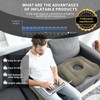 Hantaiwan Inflatable Doughnut Seat Cushion with Extra Stability - Seat