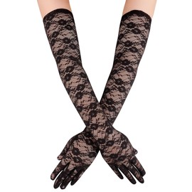 Simplicity Women's Vintage Floral Lace UV Protection Gloves - -