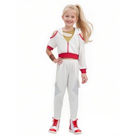 Zombie Girls Cheerleader Costume Girls Cosplay Outfit for 3-12 Years