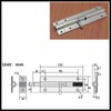 Door Bolt Lock 125mm Stainless Steel Door Latch Barrel Sliding