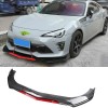 For Chrysler 300 2005-20 Front Bumper Lip Splitter Spoiler carbon