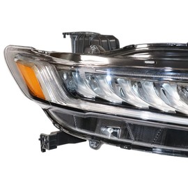 Headlight Assembly, Passenger Side Replacement for Honda Accord 2018 2019 2020 Models (Passenger Side)