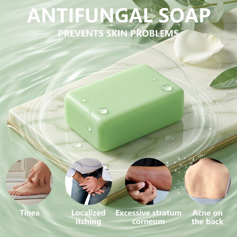 Tea Tree Soap, Natural Gentle Exfoliating Cleansing, for Face &