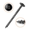 #14 x 3 Black IMSCREWS Wood Deck Screws - T30