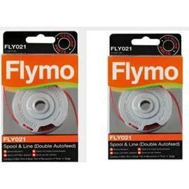 Flymo Two Genuine Strimmer Double Autofeed & Line FLY021