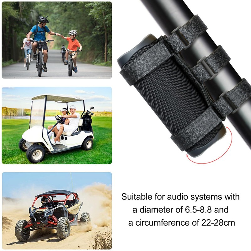 Adjustable Speaker Strap Holder Portable Speaker Mount for Golf Bike