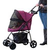 Pet Gear No-Zip Happy Trails Lite Pet Stroller for Cats/Dogs,