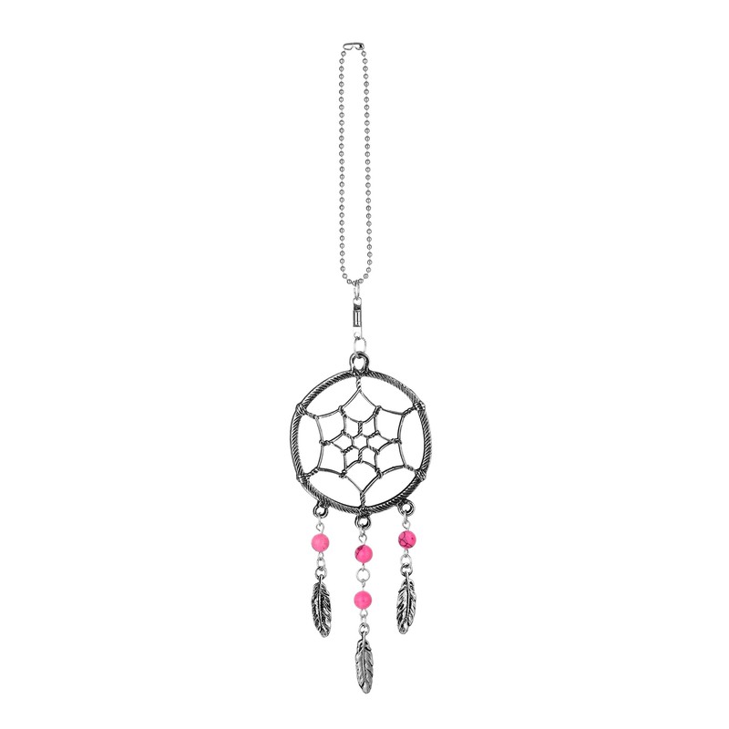 YYJFF Dream Catchers Car Charm Rotatable Handmade Pendant with Rose