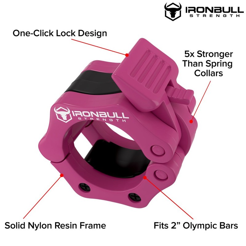Barbell Collars (Pair) – Locking 2" Olympic Size Weight Clamps