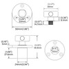 Marine Drain Plug Kit 316 Stainless Steel Boat Drain Plug
