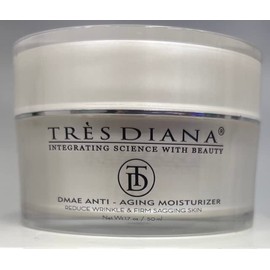 TRÈSDIANA DMAE Anti-Aging Moisturizer - Premium Anti-Aging, for Face and Neck, Moisturizes, perfect for Oily, Dry, and Sensitive Skin, Natural Blend of Vitamin E, Caviar, Aloe, Green Tea Antioxidant,