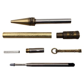 Penn State Industries PKHORSEAB Horse Twist Ballpoint Pen Kit Woodturning Project (Antique Brass)