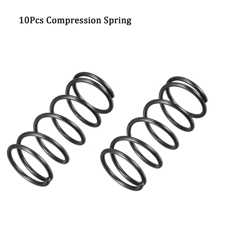 TA-VIGOR 10Pcs Extended Compressed Spring, 1.2mm Wire Dia, 14mm OD,
