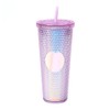 Qudai 710ML /24OZ Large Capacity Water Cup Full Studded Matte