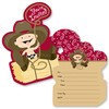 Little Cowboy - Shaped Fill-In Invitations - Western Baby Shower