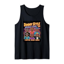 Doggy Style World Tour ’96 Bootleg Dog Rap Legend dachshund Tank Top