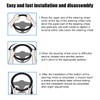 Zpana Car Steering Wheel Cover, Anti Slip Fluffy Vehicle Wheel