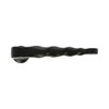 MS Beschläge Pair of Handles Black Matt Solid Zamak Door