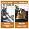 Cat Netting, Balcony Netting for Pets,Steel Wire Reinforced Balcony Screen