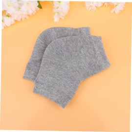 Outanaya Ankle Socks Moisturizing Gel Crack Heel Socks 2 Pairs for Foot Care and Exfoliation