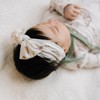 Copper Pearl Baby Stretchy Soft Knit Headband Bow Luna
