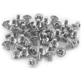 Poppstar Hard Drive Screws for 2.5 Inch Hard Drives, M3 x 5 mm, Silver, Pack of 50 PC Screws for Attaching Hard Drives