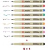 PIGMA MICRON Sakura Fineliner Brush Set of 9 + 1