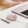 seenda Wireless Trackball Mouse, Bluetooth Ergonomic Rollerball Mouse, Rechargeable Multi