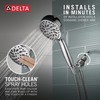 Delta Faucet ProClean Chrome Shower Head with Handheld, Showerhead with