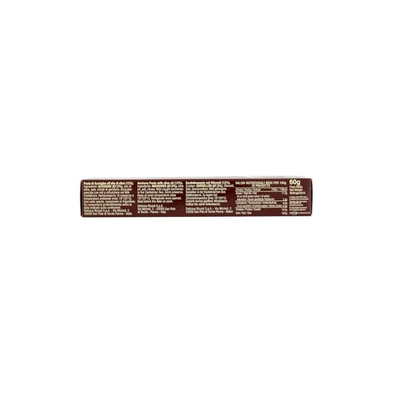 Delicius Tubetto di Pasta Acciughe o/oliva 60g Cantabrico, certificato MSC,
