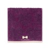 JILLSTUART 58-1520070 Rose Bouquet Towel Handkerchief, Purple, Fluffy, Cute, Ribbon,