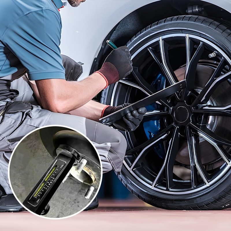 KVAEY Adjustable Magnetic Gauge Tool, Camber Caster Strut Wheel Hub