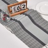 Yugarlibi Table Runner Grey, Dining Table Runner Geometric, Coffee Table