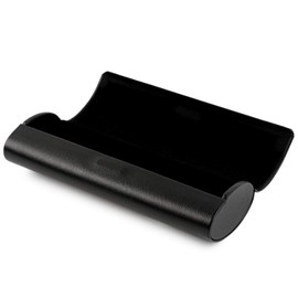 Tccase HYW-1B-2 Glasses Case, Black, Hard, Magnetic