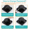 Bifold Door Lock - Folding Door Lock 3-Digit Keyless Combination