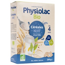 Physiolac Bio Cereals Night From 4 Months 200g