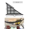 YFFSFDC Car Ceiling Storage Net, Triangle, 31.5 x 21.7 inches