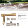 Water Intake Valve Key G1 Thread Brass Stainless Steel Quick