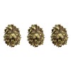YARNOW Lion Head 3-Piece Pond Fountain Nozzle Set - Gray