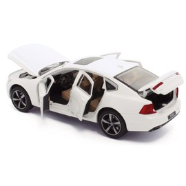 TAY 32100011 1:32 Volvo S90 with Lights and Sound plus Pull Back Action Diecast Model Replica in White