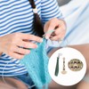 Fertrey Portable Wooden Wrist Yarn Holder with Leather Strap, Knitting